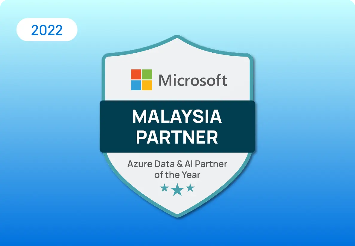 Microsoft Malaysia Partner Azure Data & AI Partner of the Year 2022